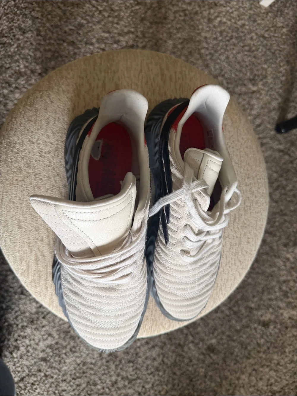 adidas Sobakov Off White Core Black Raw Amber